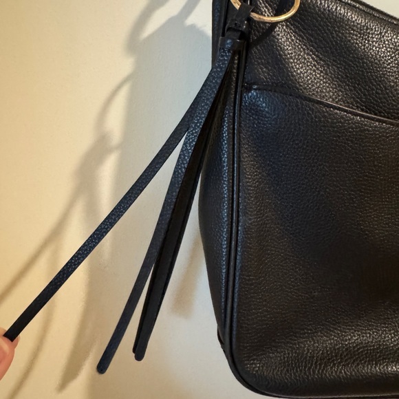 Coach Black Leather Shoulder Bag